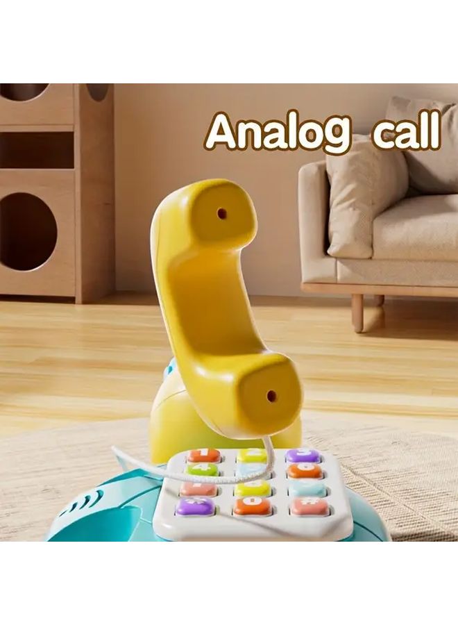 Blue Turtle Phone Toy With Music Lights Educational Learning For Toddlers - Image 5